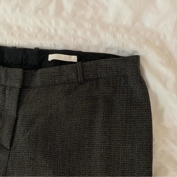 Hugo Boss Gray Tweed Cropped Pants - Picture 5 of 16